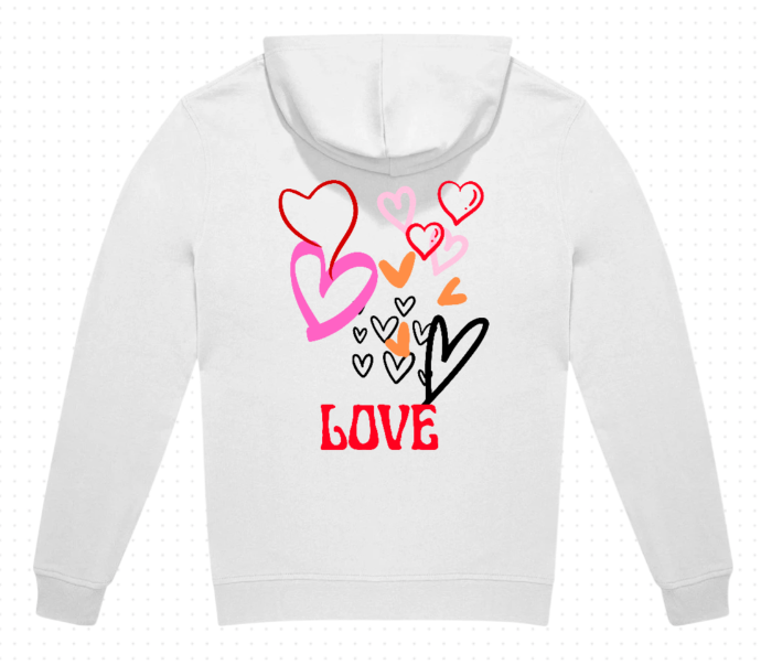 Sweat à capuche LOVE