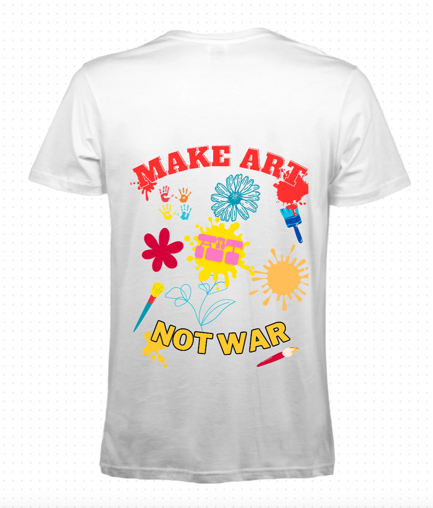 T-shirt MAKE ART NOT WAR (S)